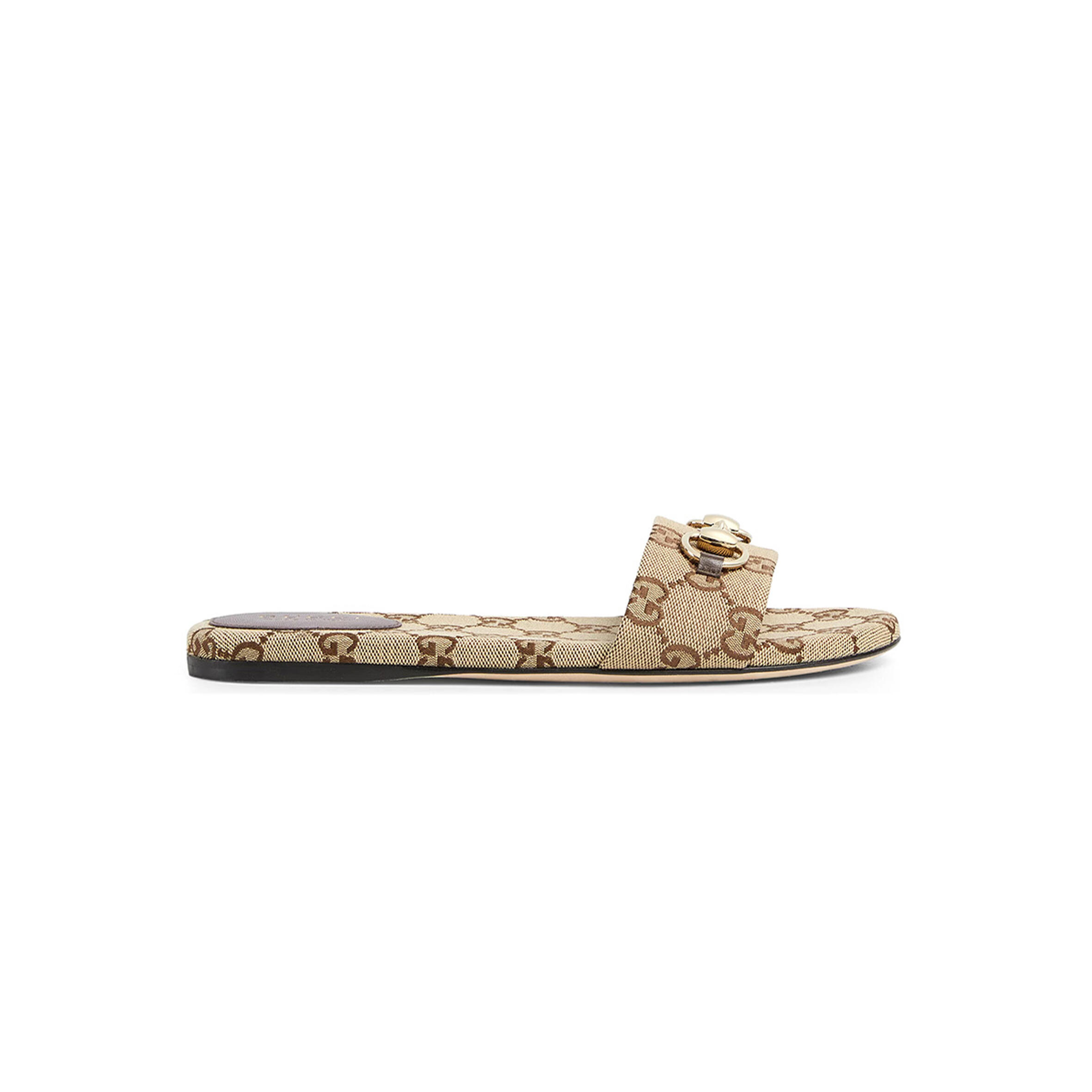 G*u*i women''s slide sandal with horsebit 835828